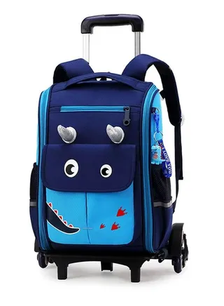 Student Backpacks,Kids Rolling Backpack Large Capacity Wheeled School Bags Students Trolley Daypack Elementary Durable Bookbag School Rolling Bag for Boys and Girls 