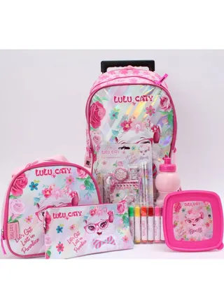 LULU Caty Trolley Backpack Set of 25 Pieces 