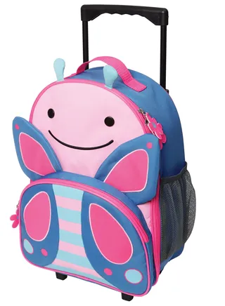 Skip Hop Zoo Kids Rolling Luggage Butterfly - 212306 