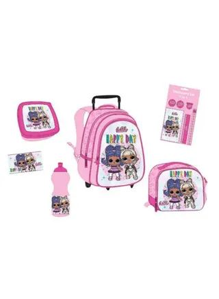 Trolley Backpack 12 in 1 Set for School Kids 