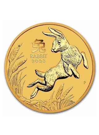 Australia Lunar Rabbit Gold 1/4 oz Coin 