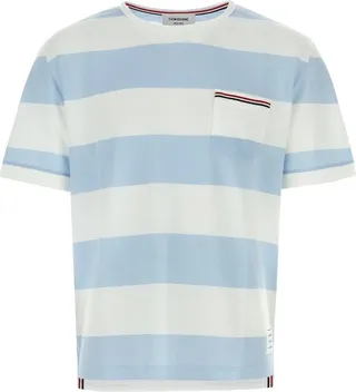 Thom Browne Rugby Stripe Crewneck T-Shirt