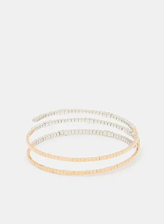 18Kt Rose Gold Bangles Studded with Natural Diamonds 