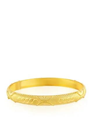 Malabar Gold and Diamonds 22 KT 916 Purity Gold Bangle EMBNHMBC019 