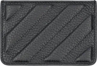 Off-White Diag-Stripe Logo Detailed Cardholder