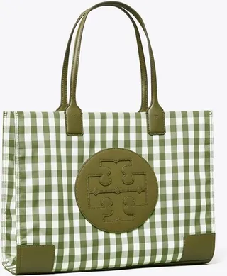 Ella Gingham Tote Bag