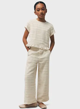 Kids Wide Leg Trousers 
