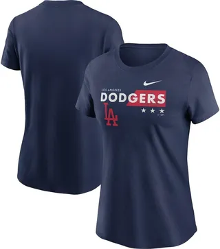 Women's Nike Navy Los Angeles Dodgers Americana T-shirt