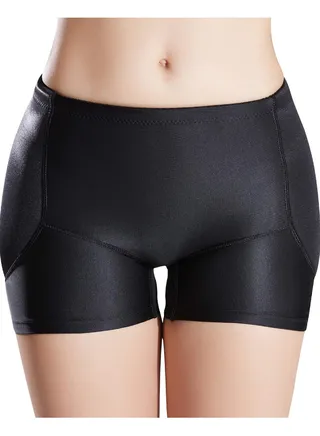 Women's Padded Seamless Shapewear Panties Hip Enhancer Underwear Shaper Shorts 
