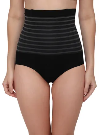 Women's Seamless High Waist Tummy Tucker/Tummy Control/ Shapewear Panty, Black 