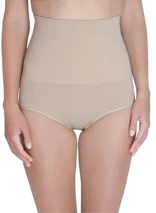 Women's High Waist Tummy Control / Tummy Tucker Shapewear Panty, Beige 