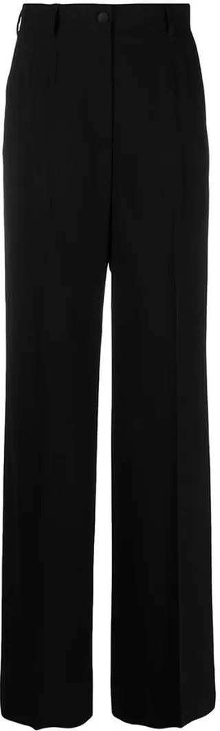 High-Waisted Wide-Leg Trousers