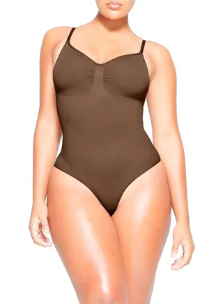 Shapewear Bodysuit for Women Tummy Control - Body Shaper for Women, Sculpting Tank Top Brief- Seamless Waist Slimming, Back Lifting 