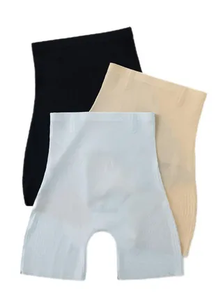 3Pcs Cool and Soft Ice Feeling Suspension Pants Body Slimming High Waist Bottoming Shaping Garment Tummy Control Pants Seamless Shaping Pants 