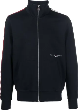 Logo-Print Cotton Bomber Jacket