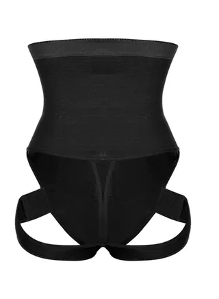 Cuff Tummy Trainer Female Exceptional Shapewear 2-In-1 High Waist Hip Lifting Pants Black Fashion 