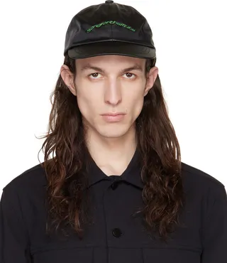 Song for the Mute Black Embroidered Cap