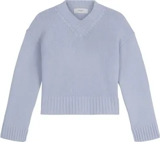V neck cashmere sweater