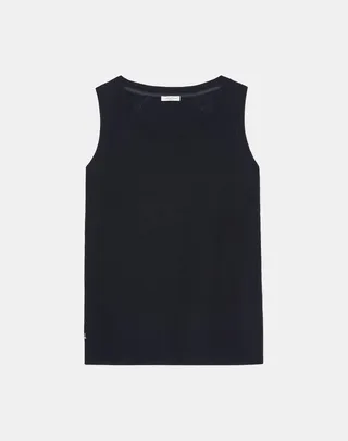 Petite Cashmere Loose Stitch Tank