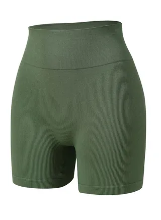 Womens Body Shaper Tummy Control Underwear Boxer Briefs Solid Color Slim High Waist Hip Lift Shapewear Safety Underpants Army Green 