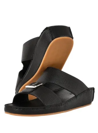 Mens Arabic Sandals Black 