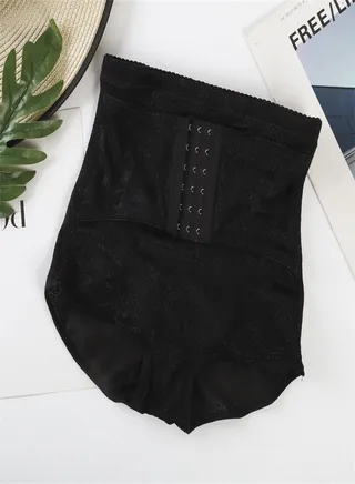 Mid Rise Hip Lifting Shaping Pants Black 