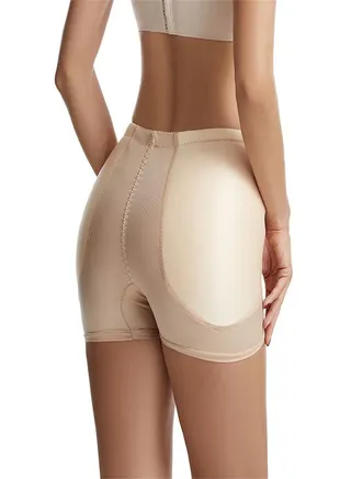Flat Angle Sponge Pad Leggings Beige 