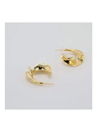 Insignia - Cora Twisted Gold Plated Earring 