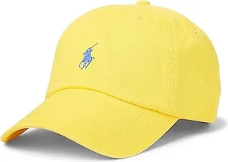 Polo Ralph Lauren Cotton Chino Ball Cap (Lemon Crush) Caps