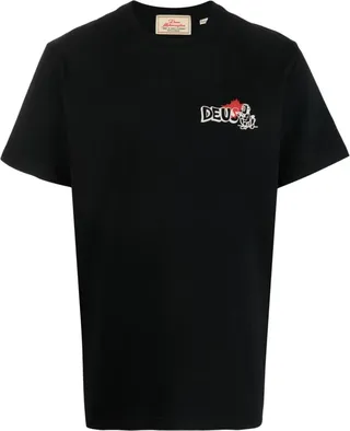 logo-print cotton T-shirt