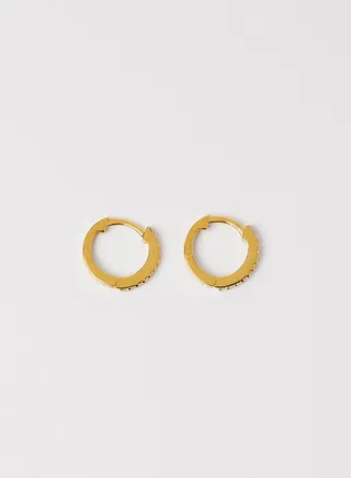 Embellished Hoop Earrings 