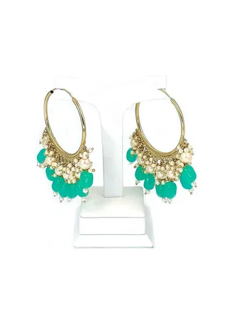 GOHONA Bollywood Style Indian Traditional Jhumka Earring for Women 