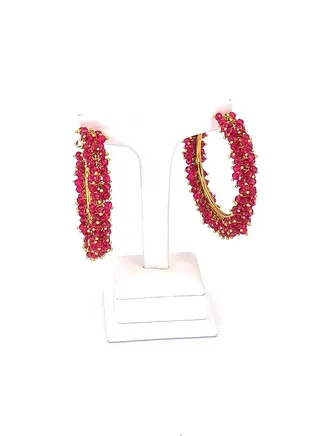 GOHONA Bollywood Style Indian Traditional Jhumka Earring for Women 