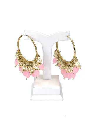 GOHONA Bollywood Style Indian Traditional Jhumka Earring for Women 