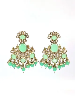 GOHONA Bollywood Style Indian Traditional Jhumka Earring for Women 