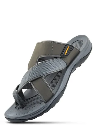Slippers for men | Men's Casual Slipper with Traditional Look | SS-1921 Grey 