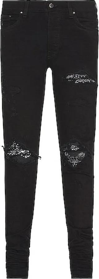 Amiri Mx1 Bandana Jean in Black
