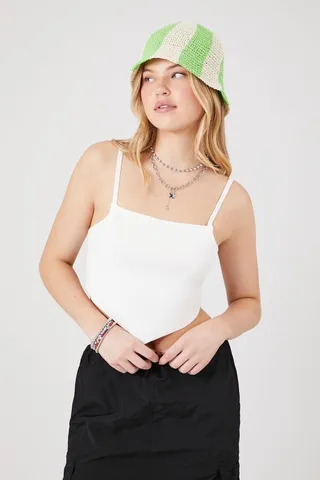 Sweater-Knit Handkerchief Cami