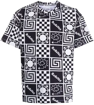 geometric print T-shirt