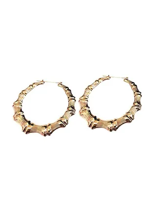 Twisted Metal Hoop Earrings 