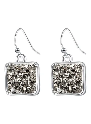 Geometric Shape Dangle Earrings 