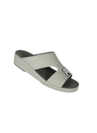 008-3378 Barjeel Uno Men Arabic Sandals VTS 11 Light Grey 