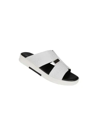 Barjeel Uno Mens Elegant Sandals MSA-116 White 
