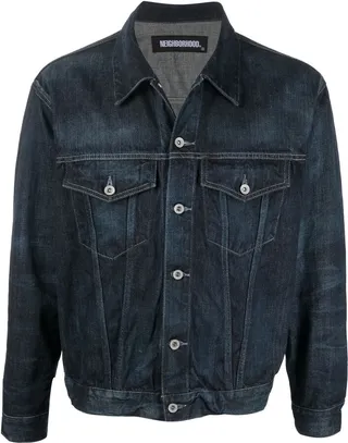 Stockman washed denim jacket
