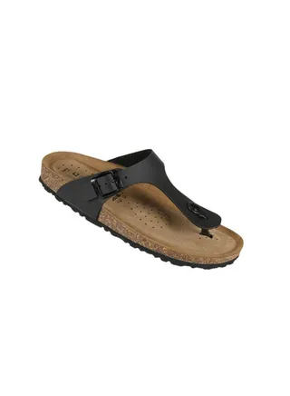 Biochic Mens Broad Thong Sandals 012-407 230-Black 