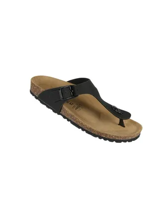 Biochic Mens Slim Thong Sandals 012-389 1830ST-Black 