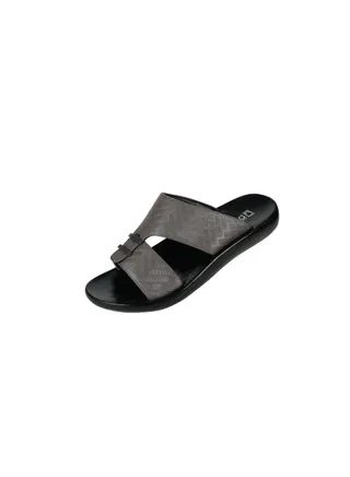 008-3553 Barjeel Mens Arabic Sandals 63073 Grey 