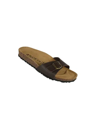 Biochic Mens Single Strap Sandals 012-394 1837M-Maroon 