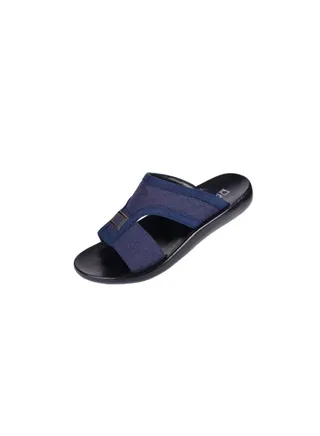 008-3565 Barjeel Mens Arabic Sandals 63102 Navy 