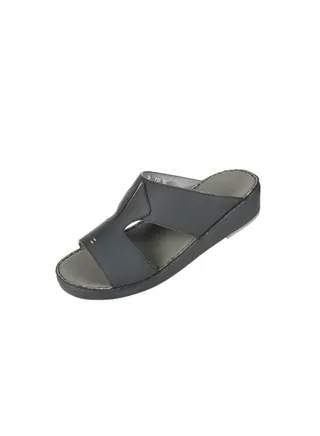 008-3497 Barjeel Mens Arabic Sandals  SP-101 Black 
